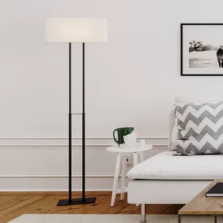Luton vloerlamp, wit/zwart, 150cm by By Rydéns in White, Black – product photo 1 of 2