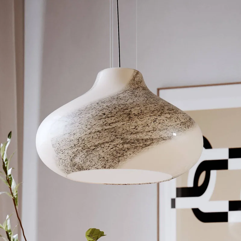 Mira hanglamp, naturel, Ø 45 cm, glas by By Rydéns in Natural, Beige, Black – product photo