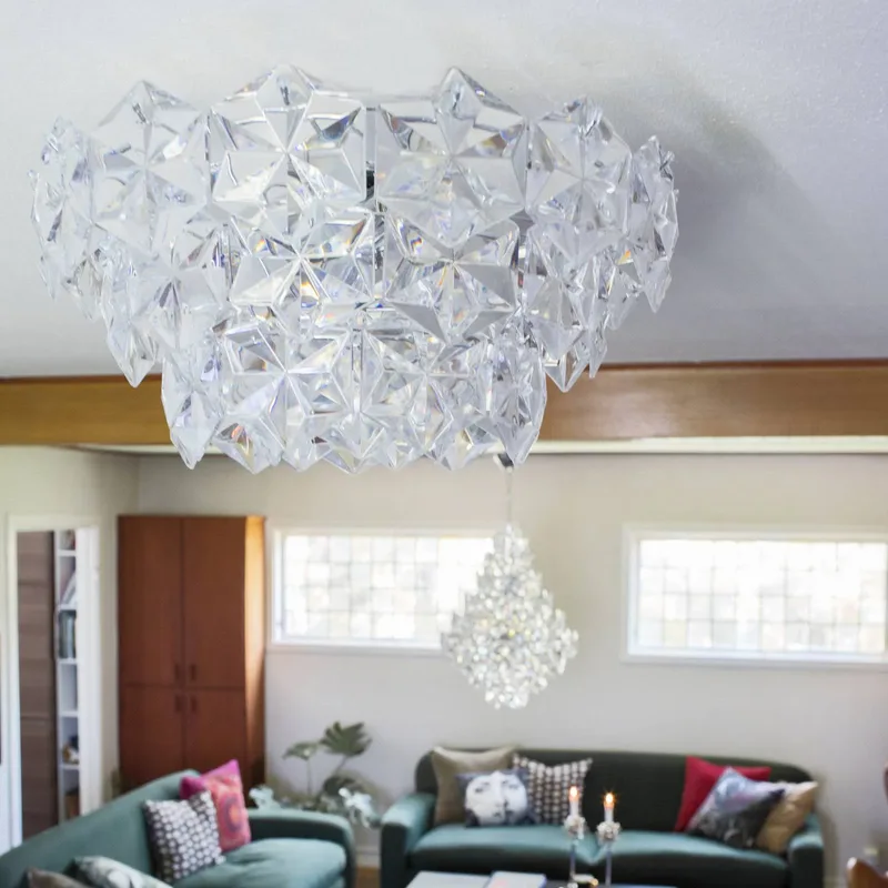 Monarque plafondlamp von By Rydéns in Transparent, Chrom – Produktfoto