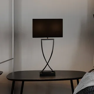 Omega tafellamp chroom/zwart hoogte 52cm by By Rydéns in Chrome, Black – product photo 1 of 2