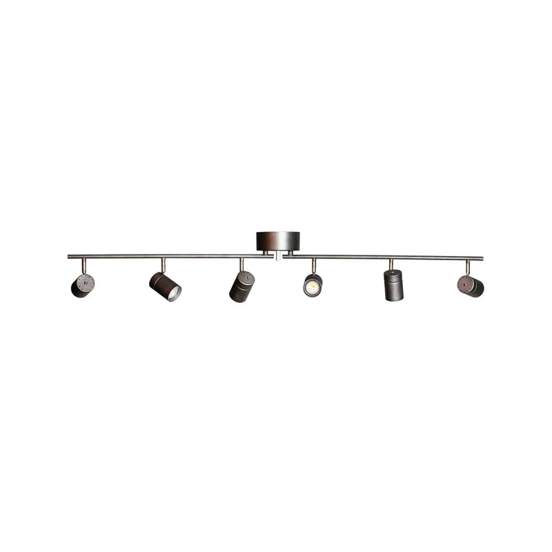 plafondlamp Correct, 6-lamps, metaal, GU10 by By Rydéns in Grey – product photo