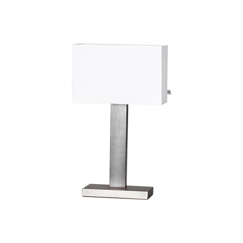 Prime tafellamp hoogte 47 cm nikkel/wit by By Rydéns in Nikkel, White – product photo