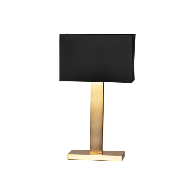 Prime bordslampa höjd 69 cm guld/svart von By Rydéns in Gold, Schwarz – Produktfoto
