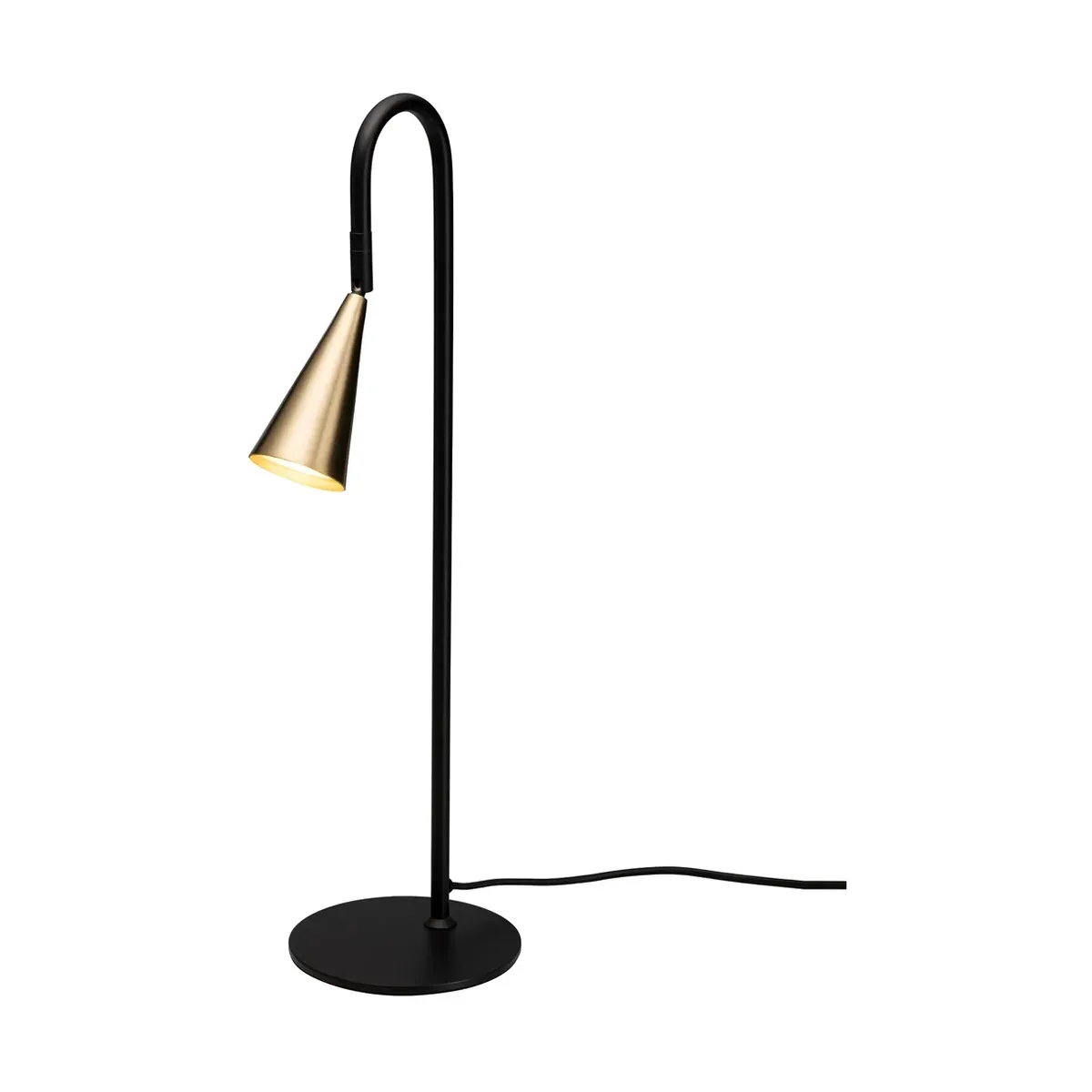 Spline Tischleuchte Schwarz-Messing, 55 cm van By Rydéns – productfoto