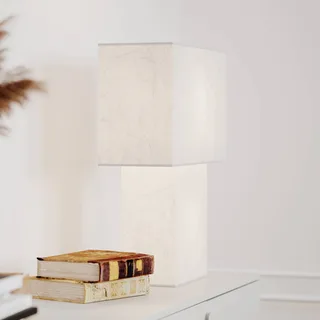 tafellamp iSquare, hoogte 50 cm de By Rydéns en Blanc – photo du produit 2 sur 3