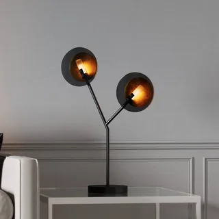 Turno tafellamp, zwart, 2-lamps by By Rydéns in Mat zwart – product photo 2 of 2