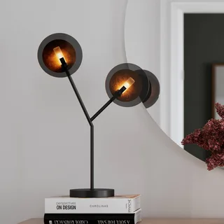 Turno tafellamp, zwart, 2-lamps by By Rydéns in Mat zwart – product photo 1 of 2