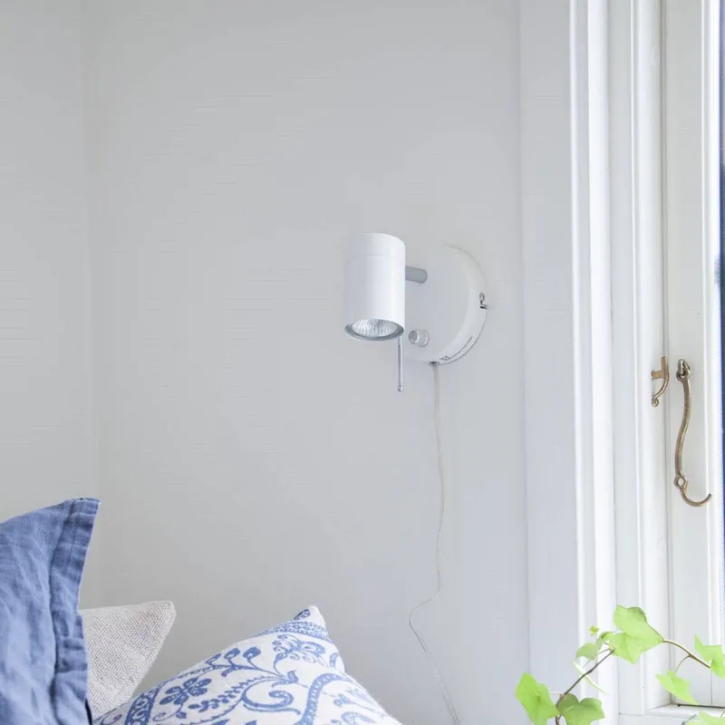 wandlamp Correct, metaal, GU10 de By Rydéns en Blanc – photo du produit