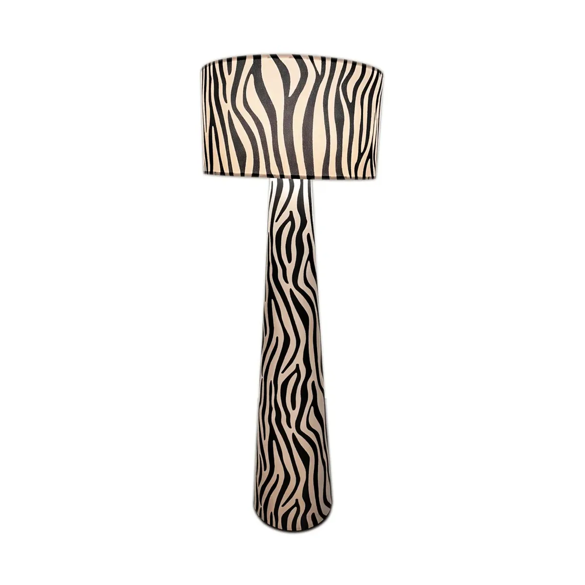 Zany Zebra Stehleuchte Schwarz-Weiß, 144 cm von By Rydéns – Produktfoto