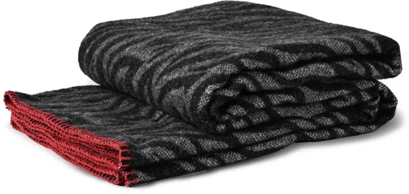 Anima plaid 130x200cm zebra van Byon in Grijs – productfoto