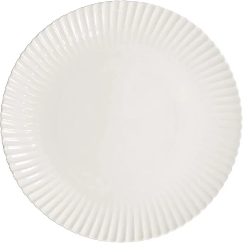 Bord 27 cm van Byon in Wit – productfoto