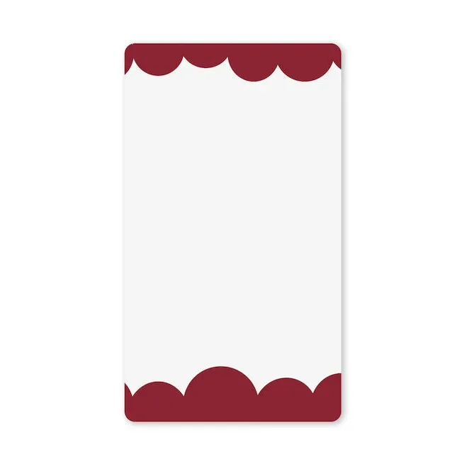 Bubbly Spiegel S 40x70 cm Weinrot by Byon – product photo