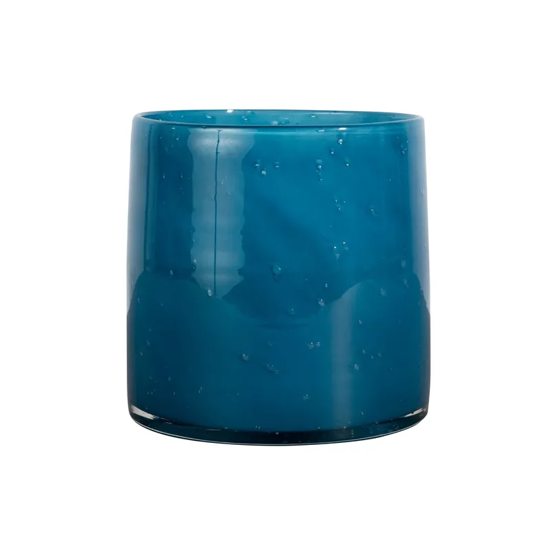 Calore Windlicht-Vase M Ø15cm Petrol de Byon – photo du produit