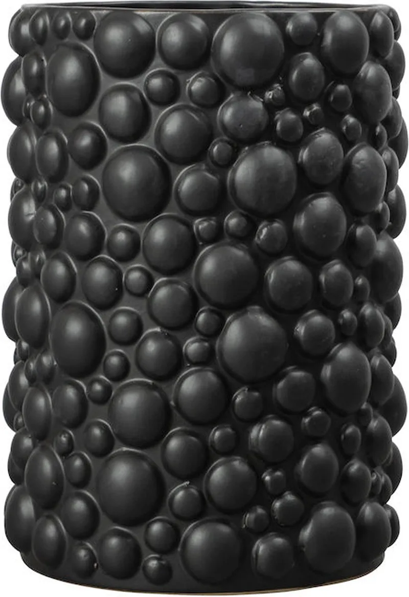 Celeste Bloemenvaas - 24 cm van Byon in Zwart – productfoto