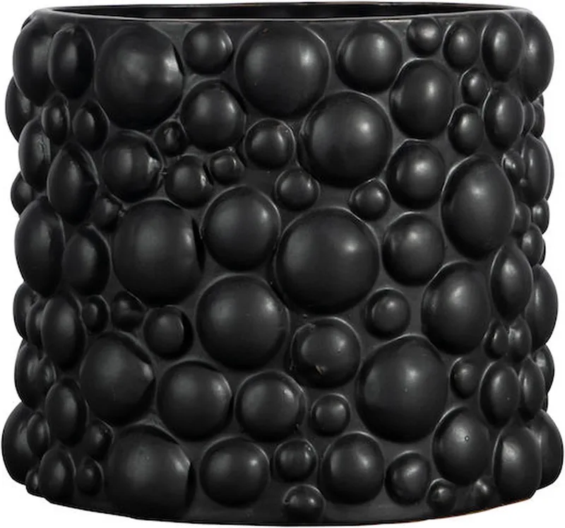 Celeste Vaas - 15 cm van Byon in Zwart – productfoto