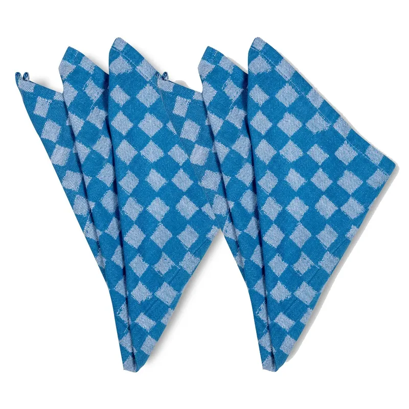 Checki Stoffserviette 2er Pack Blau by Byon – product photo