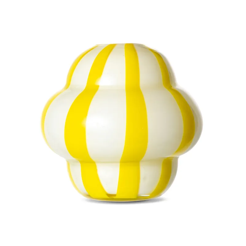 Curlie Vase 20cm Gelb by Byon – product photo