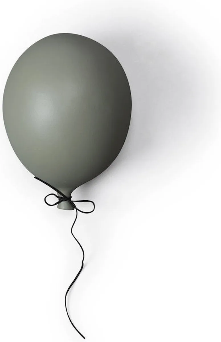 Decoratief figuur 'Ballon' (S, Donkergrijs) von Byon in Grijs – Produktfoto
