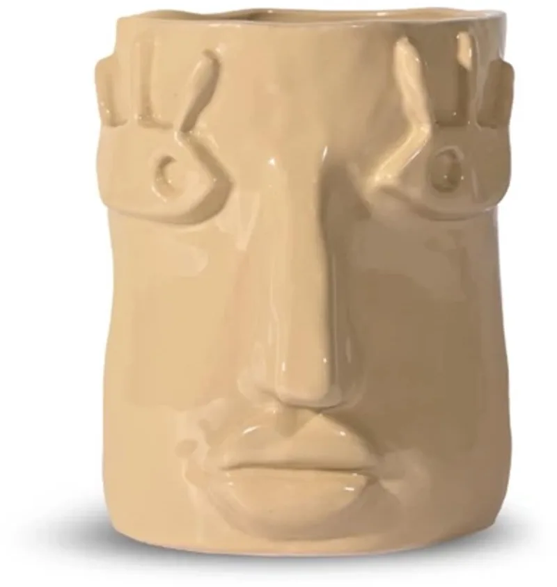 Emma Widell Facy bloempot D15cm by Byon in Beige – product photo