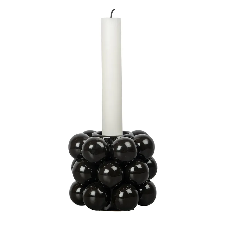 Globe Kerzenhalter 8,5cm Schwarz by Byon – product photo
