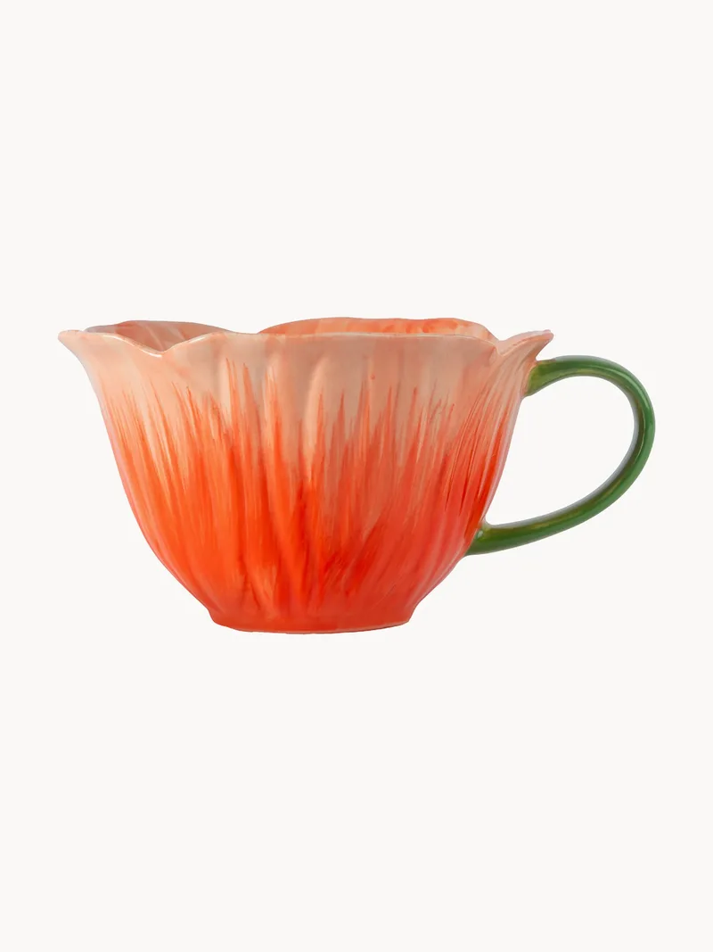 Handbeschilderde theekop Poppy van Byon – productfoto