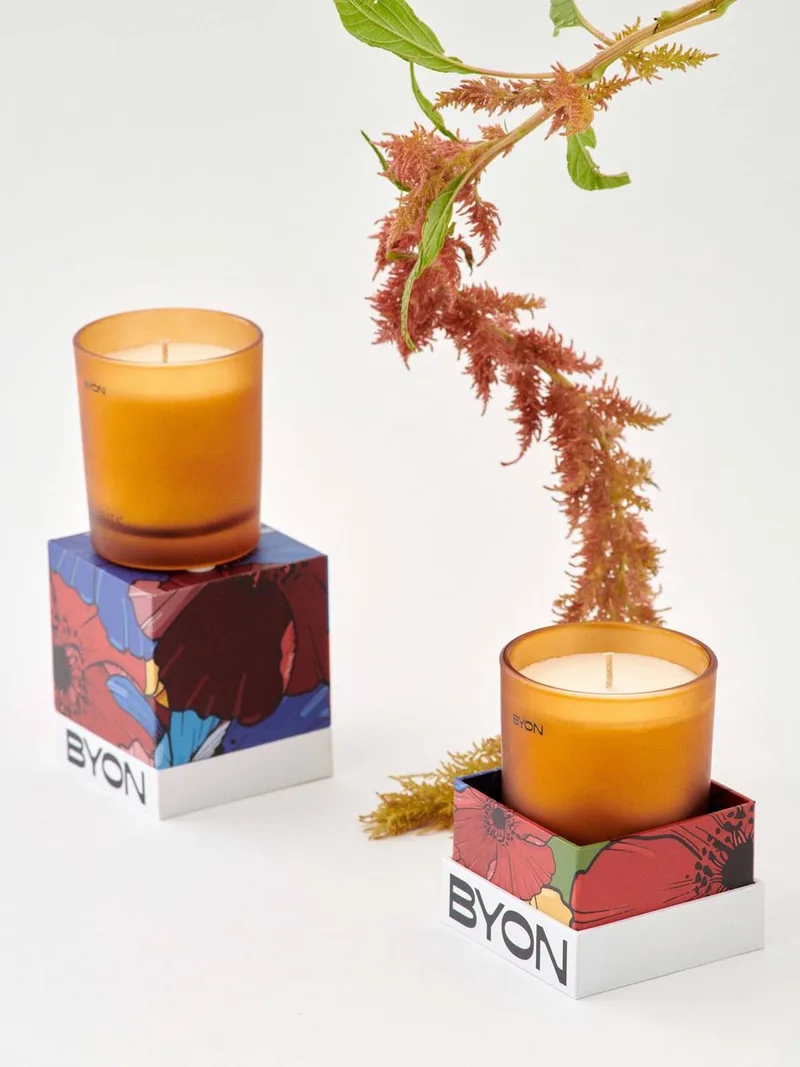 Ignite geurkaars 45 uur von Byon in Wit – Produktfoto