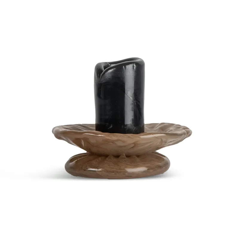 Lara Kerzenhalter XS 9 cm Schwarz-beige by Byon – product photo