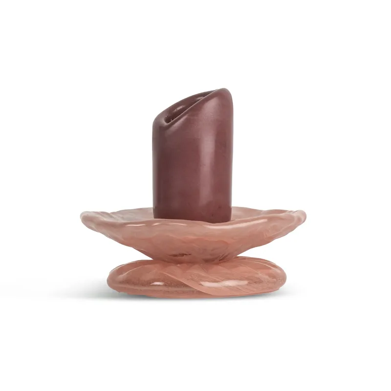 Lara Kerzenhalter XS 9 cm Weinrot-rosa by Byon – product photo
