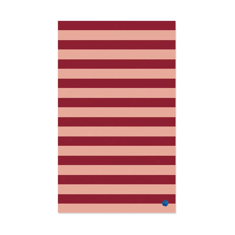 Leya stripe Tischtuch 150x250cm Rot -rosa by Byon – product photo