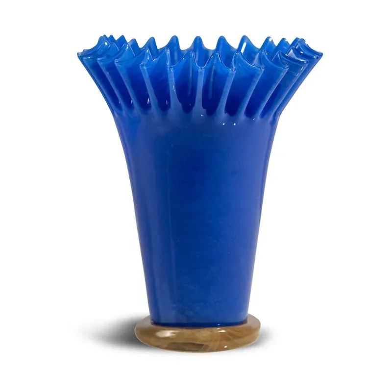Lori Vase 30cm Blue-beige by Byon – product photo