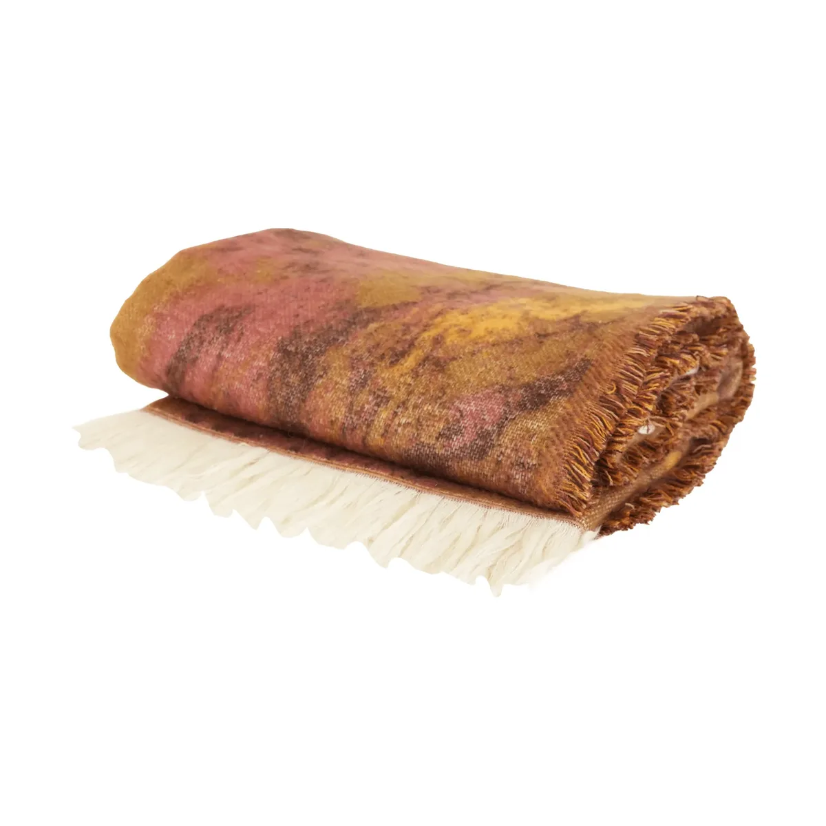 Mavi Decke Braun-Beige-Weinrot, 130x170 cm by Byon – product photo