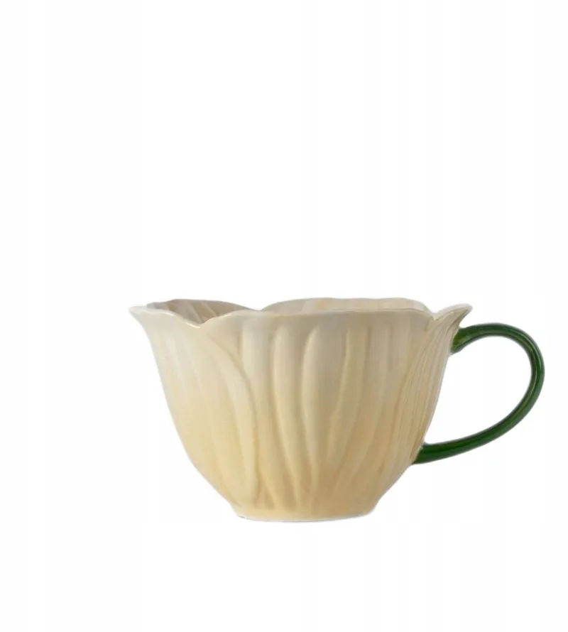 Mok 400ml - Geïnspireerd op Klaprozen by Byon in Beige – product photo