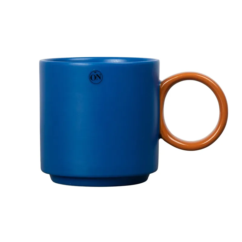 Noor Tasse Ø7,5cm Blau-braun by Byon – product photo