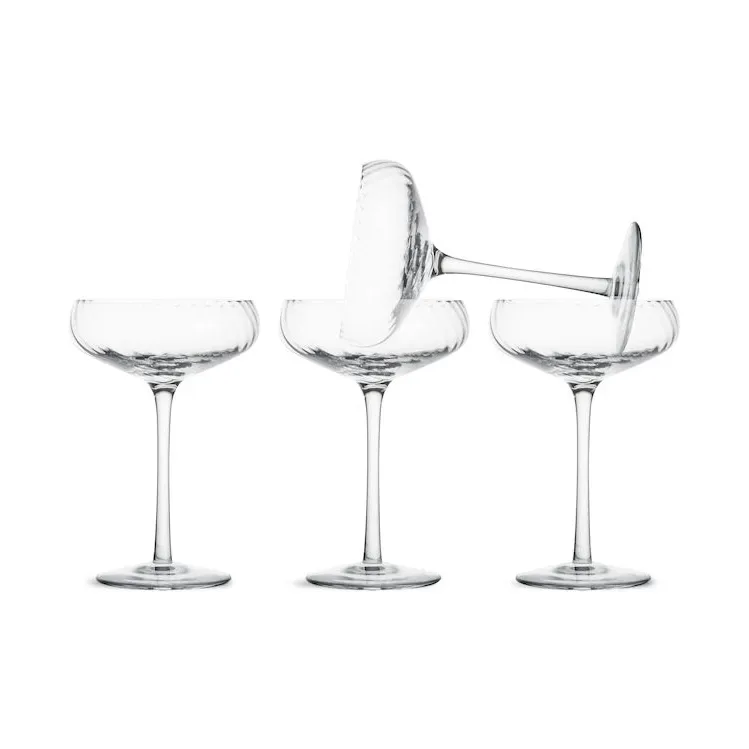 Opacity Champagnerglas 30 cl 4er-Pack Klar by Byon – product photo