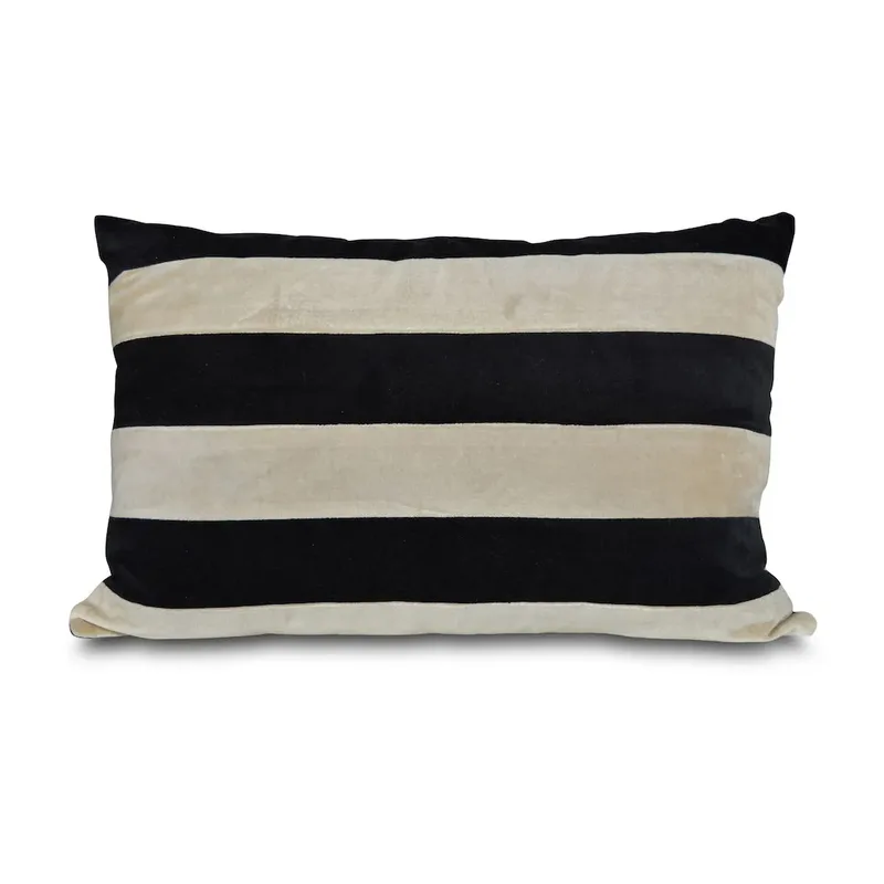 Pathi Kissen L 40 x 60cm Schwarz-beige by Byon – product photo