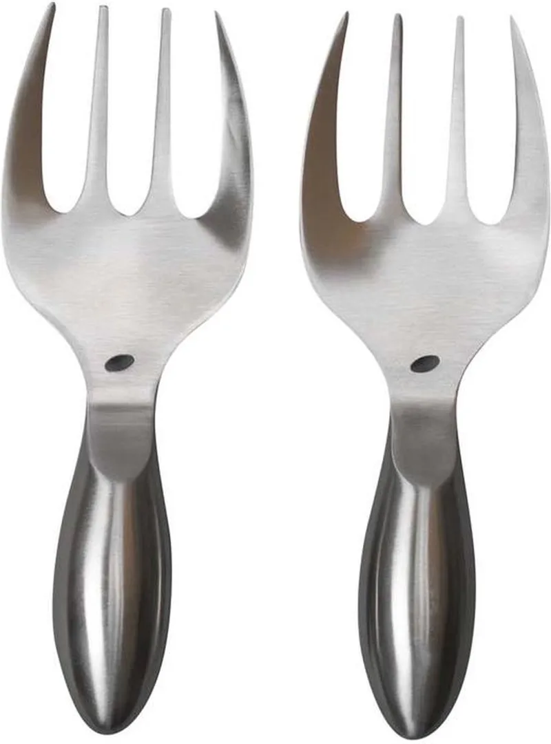 Saladebestek Set Insalata de Byon en Zilver – photo du produit