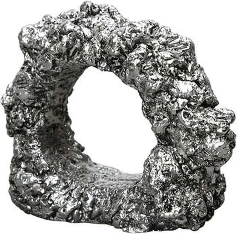 Servetring Minerale von Byon in Zilver – Produktfoto