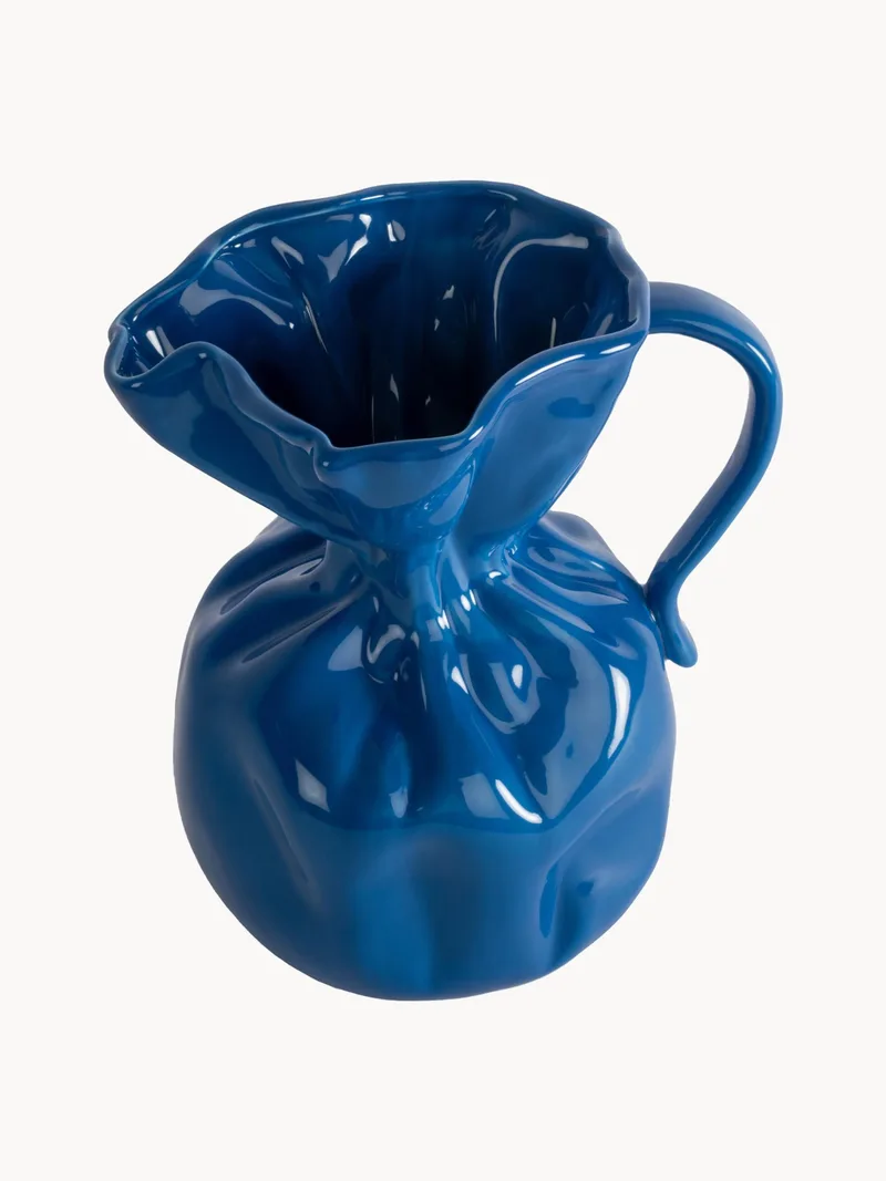 Vaas Crumple van porselein, H 26 cm by Byon – product photo