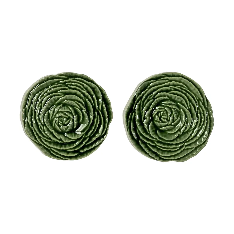 Veggie Glasuntersetzer Ø10 cm 2er-Pack Grün by Byon – product photo
