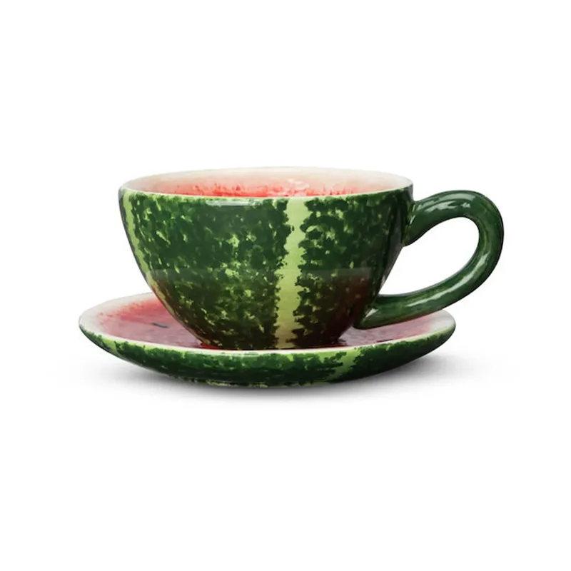 Wassermelonen-Tasse mit Untertasse 25 cl by Byon – product photo