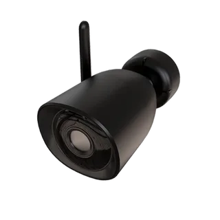 smart buitencamera | 4MP 2K resolutie | zwart | IP65 waterdicht | nachtzicht | tweeweg audio by Calex – product photo 1 of 3