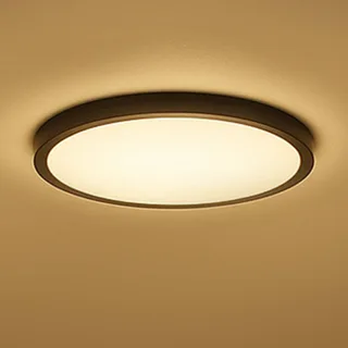 Smart LED plafondlamp HALO Ø 40 cm IP54 RGB CCT by Calex in Black – product photo 1 of 3
