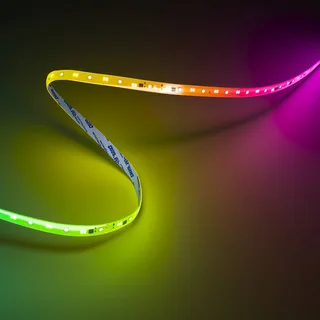 Smart LED strip, lengte 20 m, RGB, CCT-afstandsbediening fra Calex i Hvid – produktbillede 3 af 5