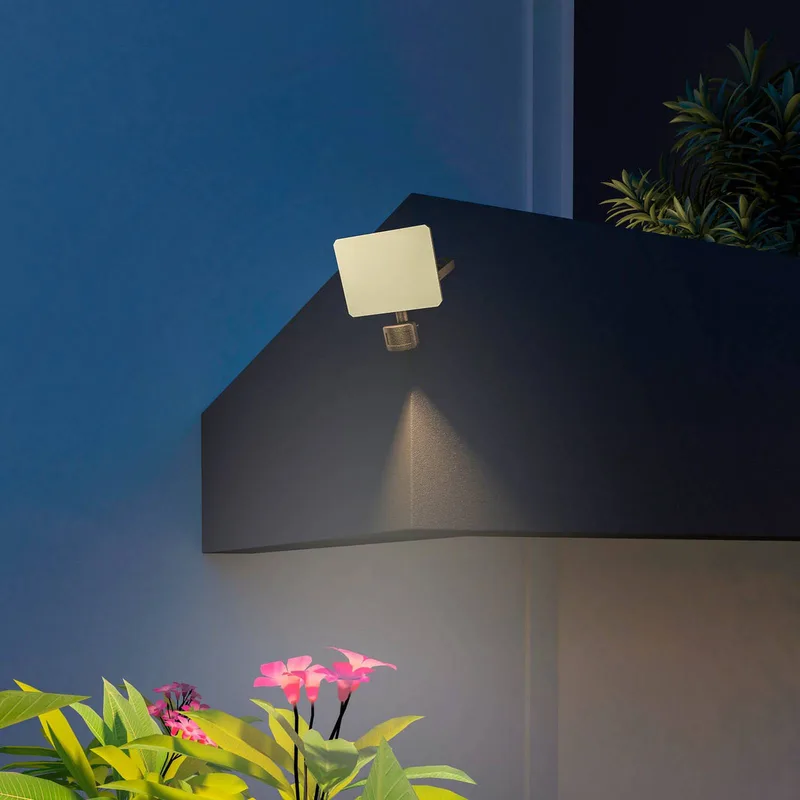 Smart Outdoor Frameless Security, Sensor CCT van Calex in Zwart, Wit – productfoto