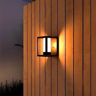 Smart Outdoor Lantern Wandleuchte, CCT, RGB de Calex en Noir – photo du produit 3 sur 4