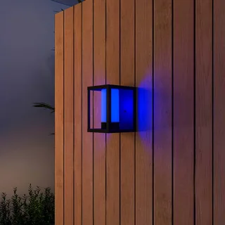 Smart Outdoor Lantern Wandleuchte, CCT, RGB de Calex en Noir – photo du produit 1 sur 4