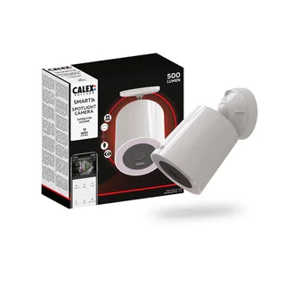 smart spotlight camera | hoge resolutie 2K | nachtzicht | IP65 waterdicht | tweeweg audio van Calex – productfoto 2 van 3