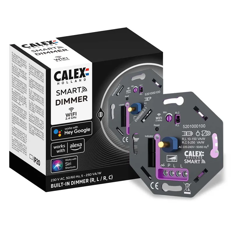 Smart Wifi inbouw dimmer voor LED by Calex – product photo