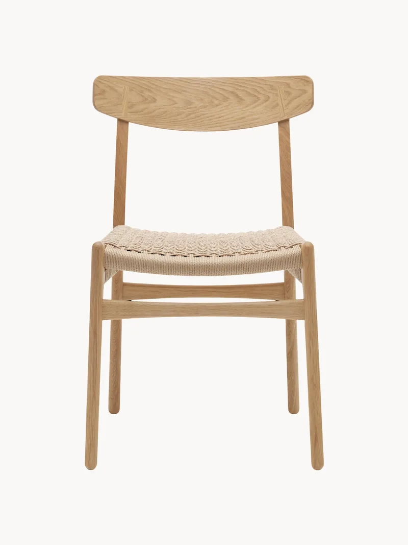 Holzstuhl CH23 mit handgeflochtener Sitzfläche von Carl Hansen & Søn – Produktfoto
