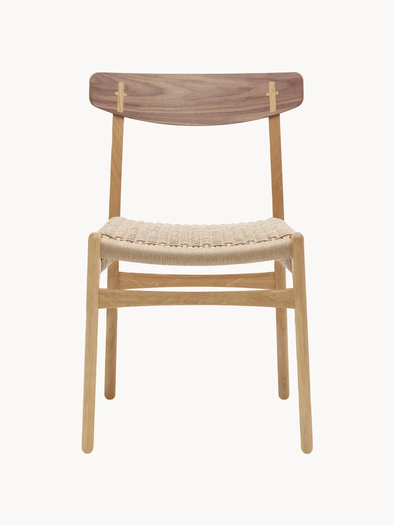 Houten stoel CH23 met handgevlochten zitvlak by Carl Hansen & Søn – product photo